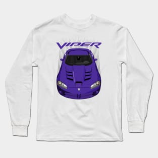 Viper SRT10-purple Long Sleeve T-Shirt